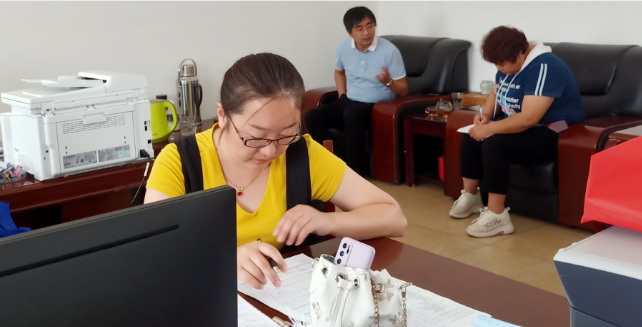 巴林左旗統(tǒng)計(jì)局到魯蒙水泥檢查工作100